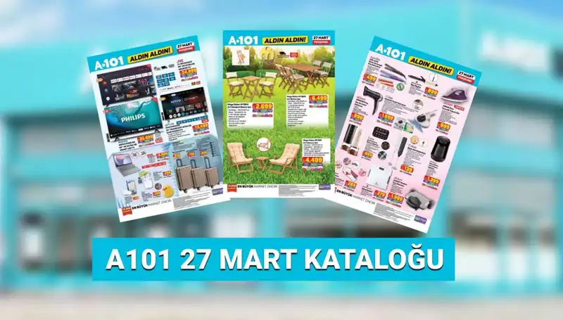 Yeni A101 Aktüel Kataloğu 27 Mart: Eviniz İçin Çeşitli Ürünler Satışta!