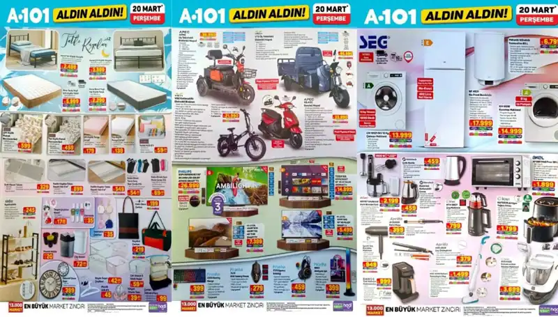 A101 Aktüel Kataloğu: 20 Mart’ta Hangi Ürünler Geliyor?