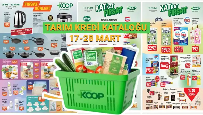 Tarım Kredi Kooperatif Marketleri’nde büyük indirim dönemi başlıyor!
