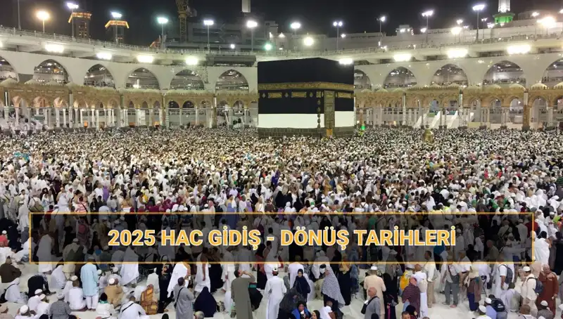 2025 Hac Tarihleri Belli Oldu:  Hac Fiyatları ve Detaylar